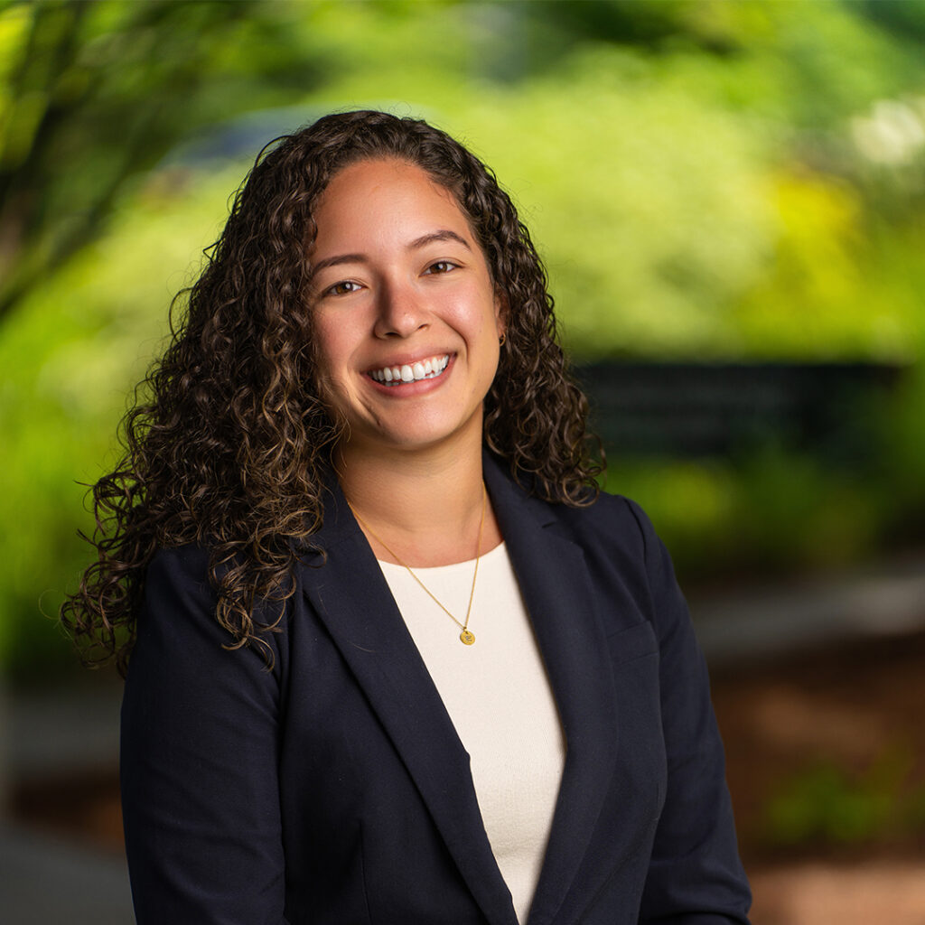 EOS Partnership Director Erika Cabrera, a Hispanic/Latine education professional working to address opportunity gaps in advanced coursework for historically underrepresented students, such as Hispanic and Latinx students. 